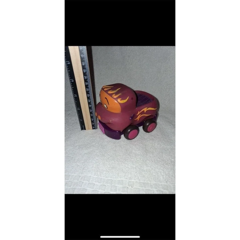 B. Toys Wheeee-ls‎ Pull-Back Toy Car Purple with Flames 1-2 Years